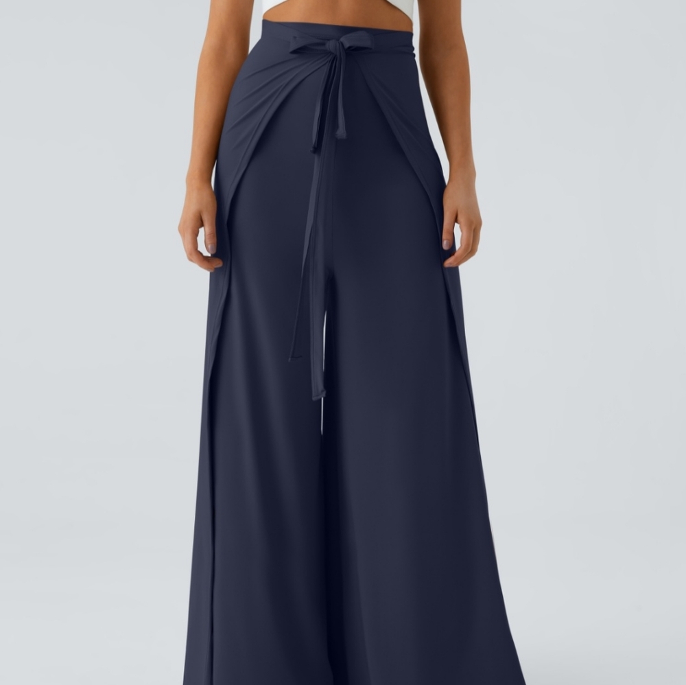 HALARA Deep Blue Wide Leg Pants